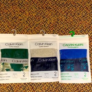 Calvin Klein Boys Underwear 3 Packs of 2